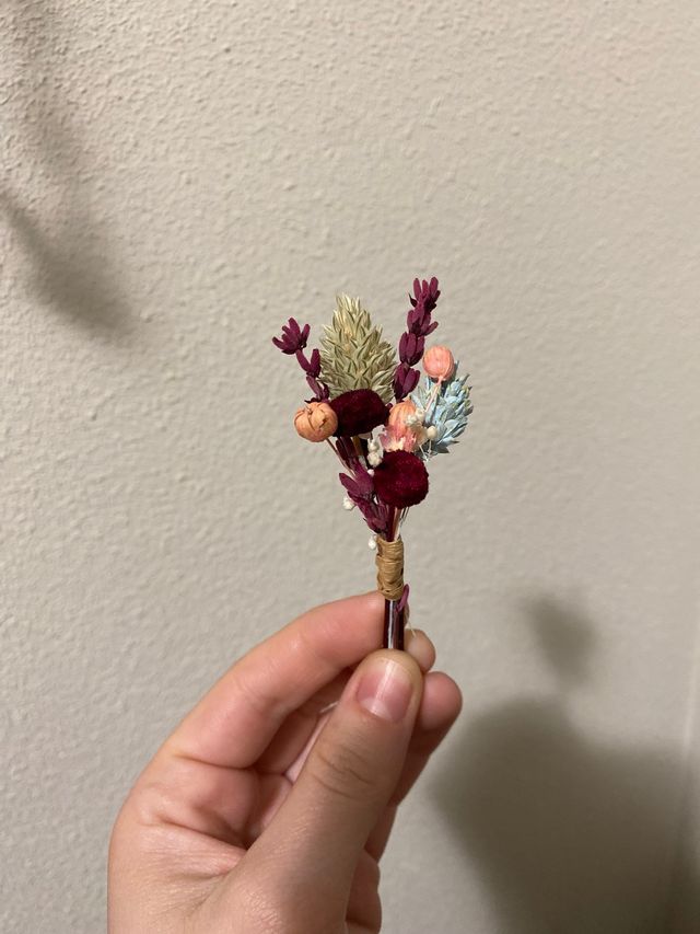 Ramo de flores preservadas novia