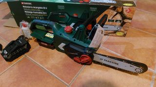 Motosierra a bateria 20V Parkside de segunda mano por 130 EUR en Getafe en  WALLAPOP