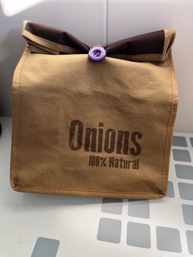 3 Bolsas Bolsa para Vegetales Tipo Saco rústico