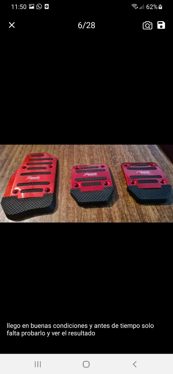 juego de cubiertas de pedal de coche