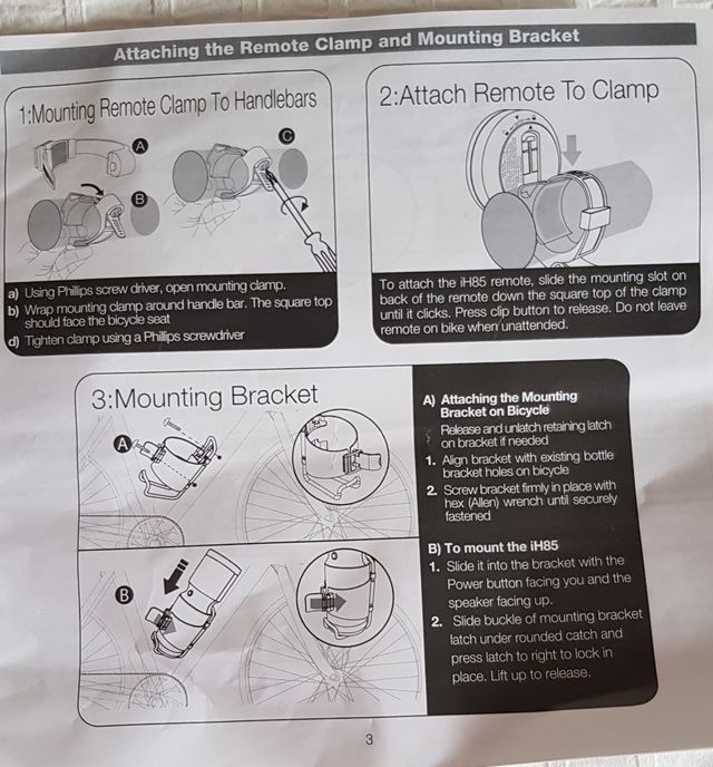 Altoparlante (iPod, bici)