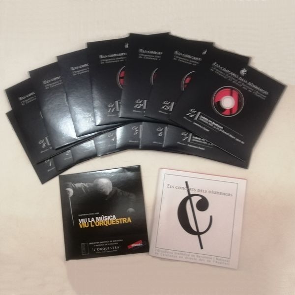 Caja de discos CD's ELS CONCERTS DELS DIUMENGES