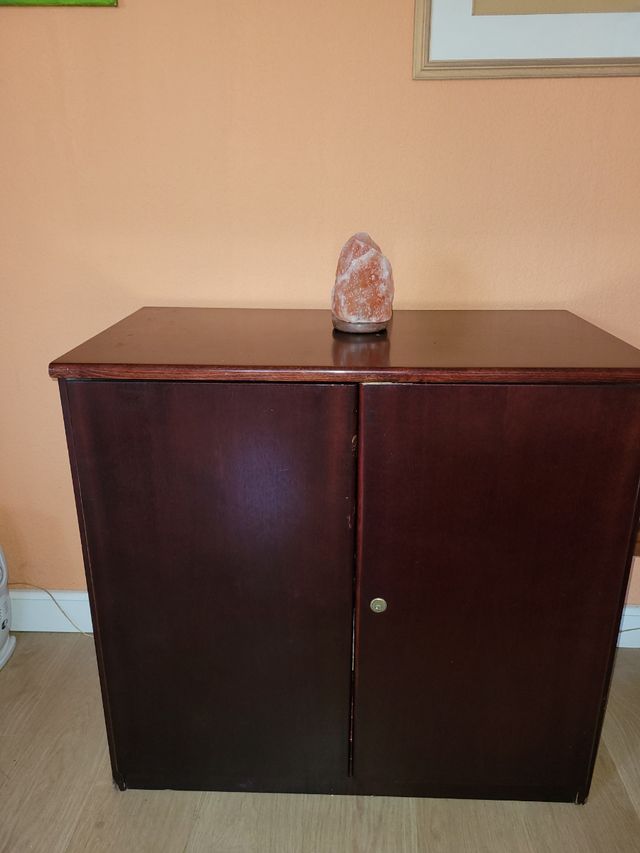 Mueble color rojizo 2 puertas