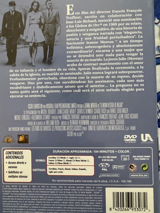 La novia vestida de negro