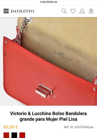 BOLSO BANDOLERA ROSA, VICTORIO \u0026amp; LUCCHINO de segunda mano por 45 EUR en  Sevilla en WALLAPOP