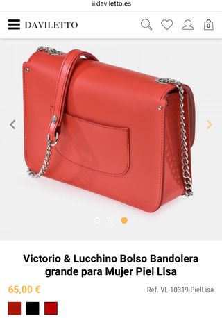 BOLSO BANDOLERA ROSA, VICTORIO \u0026amp; LUCCHINO de segunda mano por 45 EUR en  Sevilla en WALLAPOP