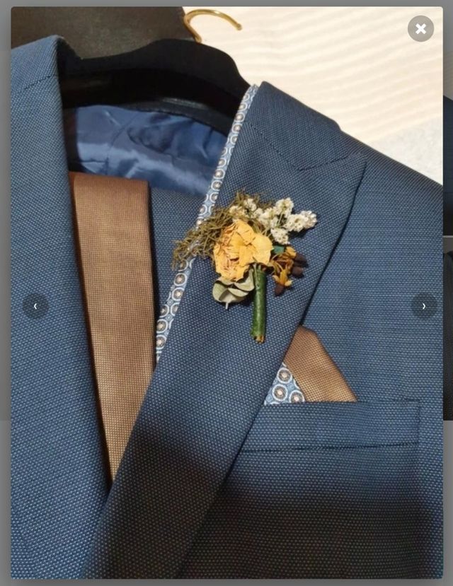 traje novio completo