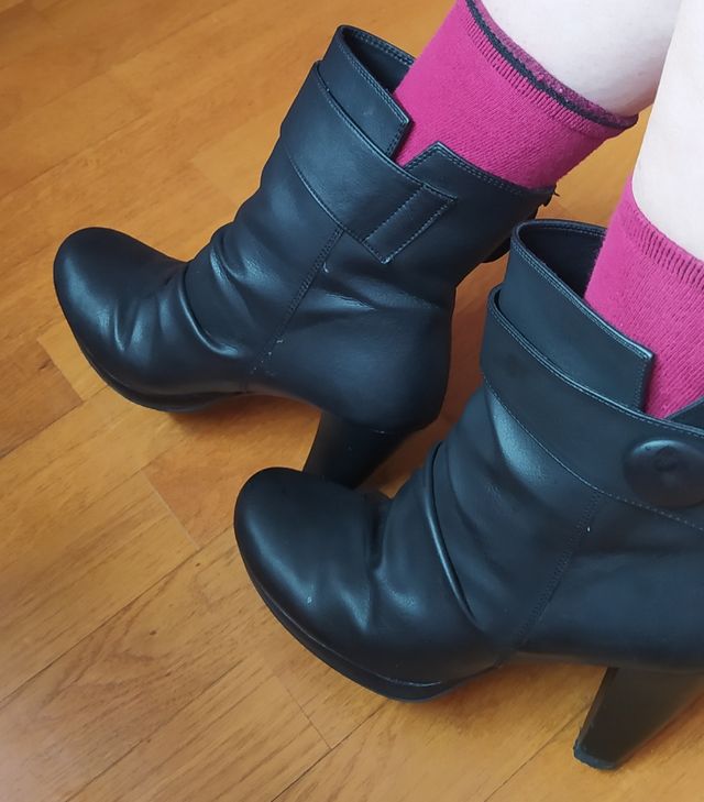 botines Mustang de piel