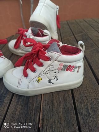 PEANUTS HIGH-TOP SNEAKERS - Pink | ZARA South Africa