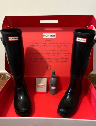 Botas agua Hunter de segunda mano por 55 EUR en Granada en WALLAPOP
