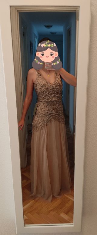 Vestido fiesta invitada boda Tintoretto talla36-38 de segunda mano por 65  EUR en Madrid en WALLAPOP