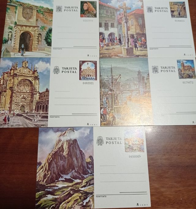Lote Enteros postales, tarjetas postales
