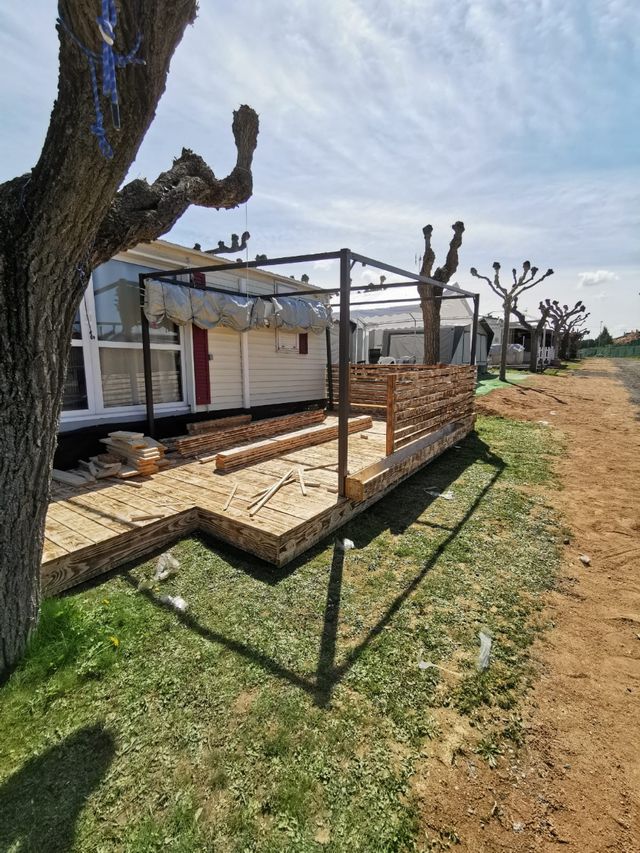 tarimas para modulos de camping