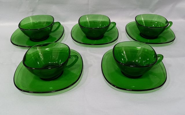 Conjunto 5 tazas Vereco verde