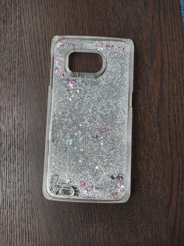 Funda con purpurina Samsung Galaxy S4 Mini.