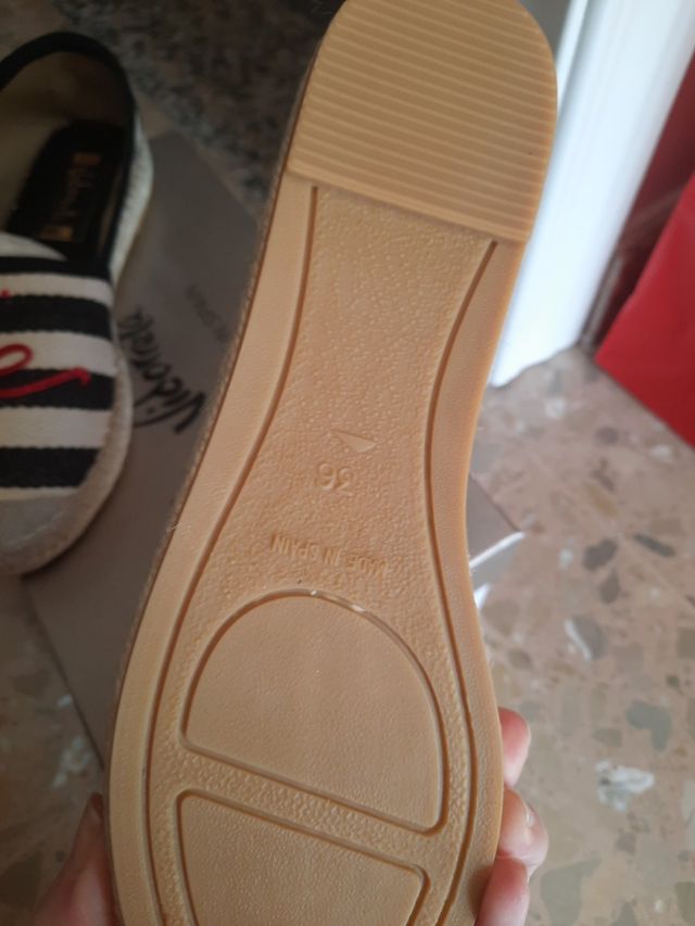 Espardeñas Vidorreta num 36 Nuevas