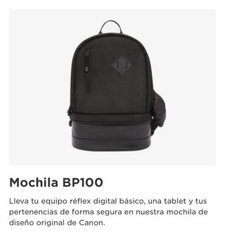 Mochila canon de segunda mano por 13 EUR en Barcelona en WALLAPOP