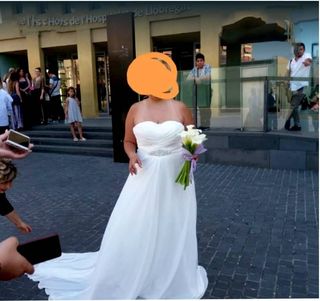 Vestido de novia como nuevo de segunda mano por 300 EUR en Santa Coloma de  Gramenet en WALLAPOP