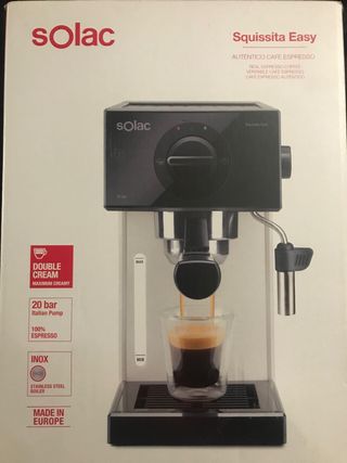 Cafetera Solac Squissita Easy de segunda mano por 90 EUR en Alhama de  Murcia en WALLAPOP