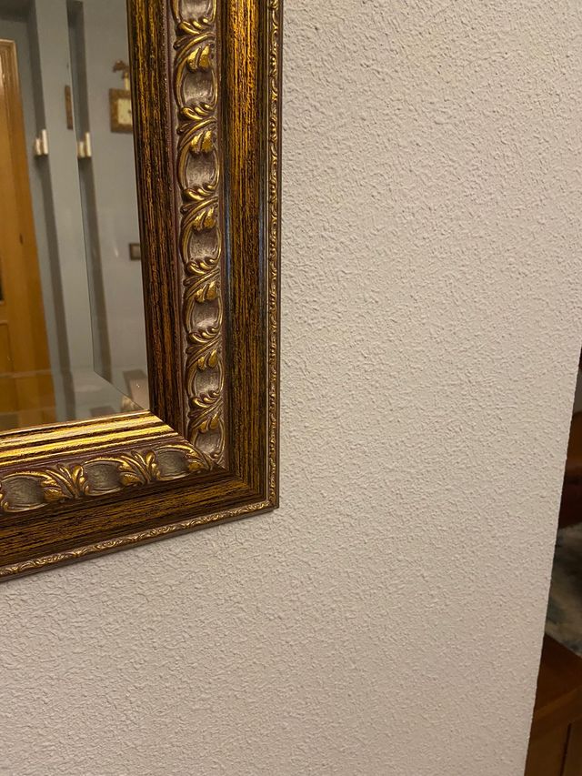 Espejo madera tallada