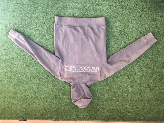 Sudadera con capuchaNapapijri talla S color caqui 