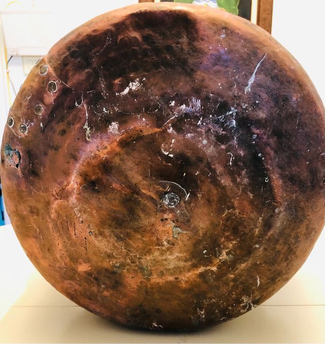 Caldero cobre antiguo