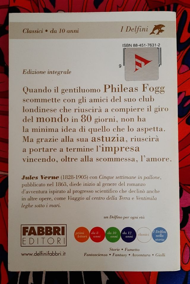 🟡 Libro "Il giro del mondo in 80 giorni"