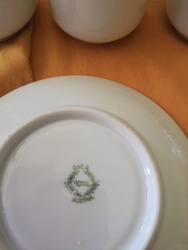 Juego café porcelana