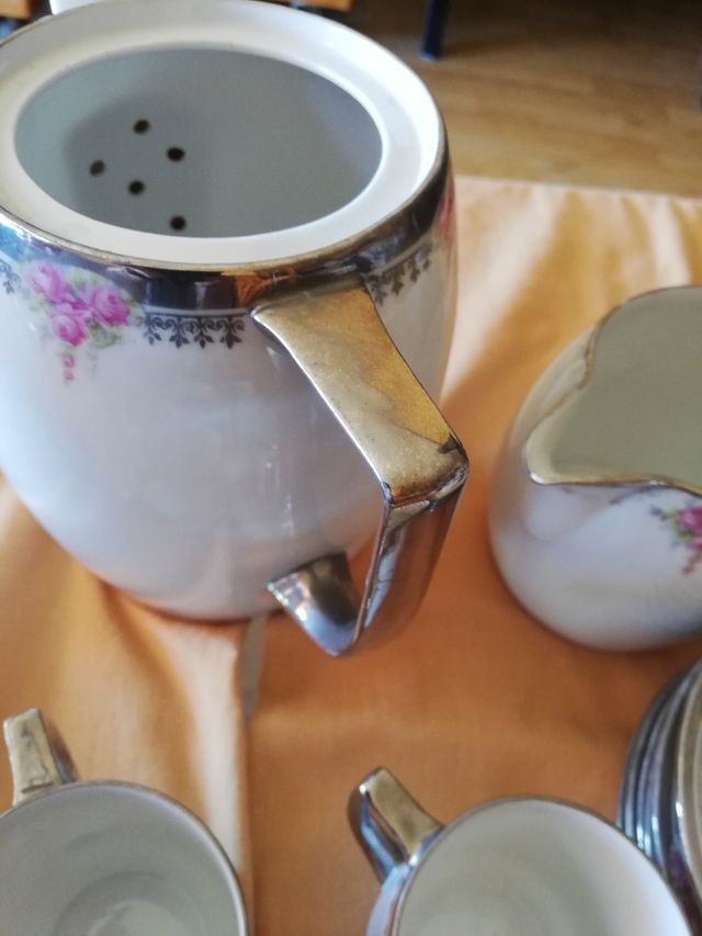 Juego café porcelana