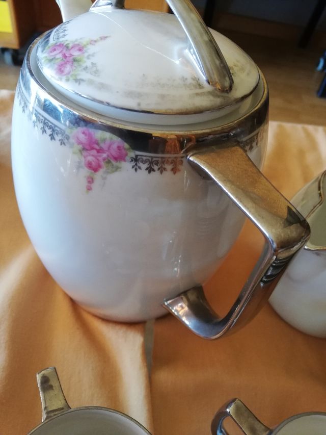 Juego café porcelana