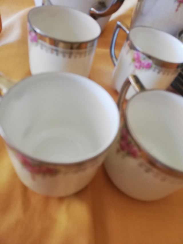 Juego café porcelana