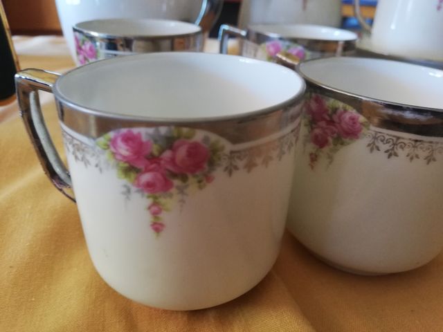 Juego café porcelana