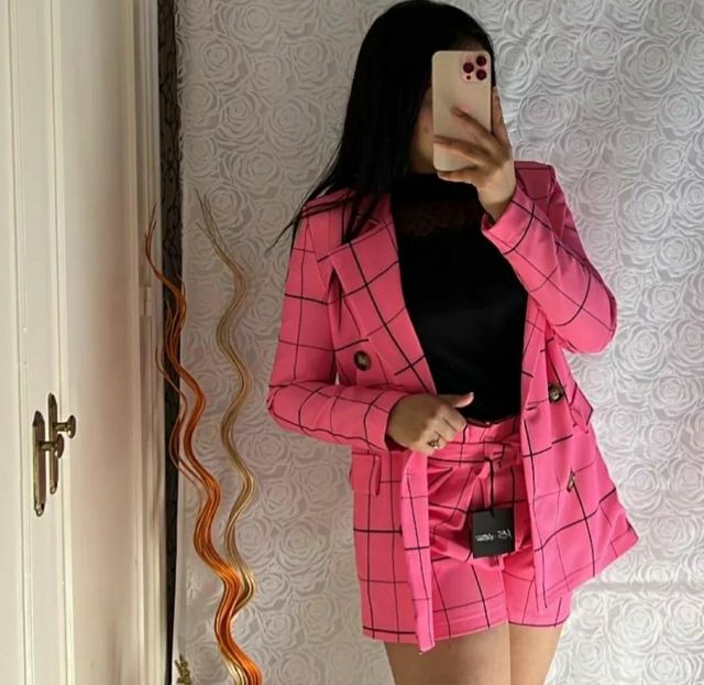 Traje pantalón corto