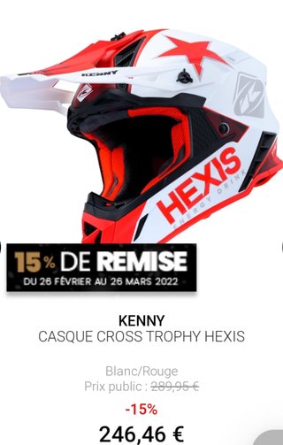 Talla S Casco kenny trophy hexis.