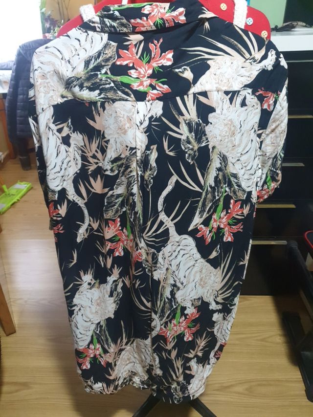 Camisa Siksilk Estampada