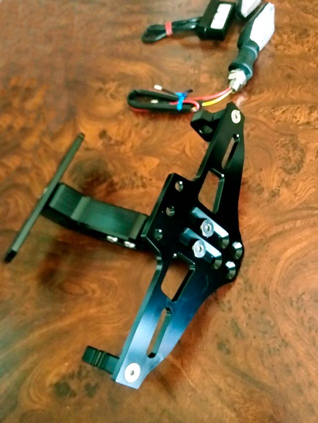 Soporte para matricula moto