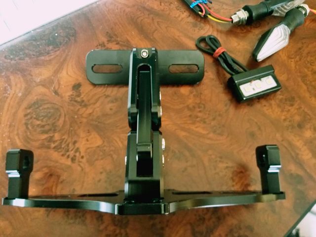 Soporte para matricula moto