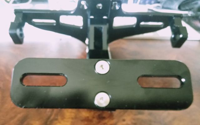 Soporte para matricula moto