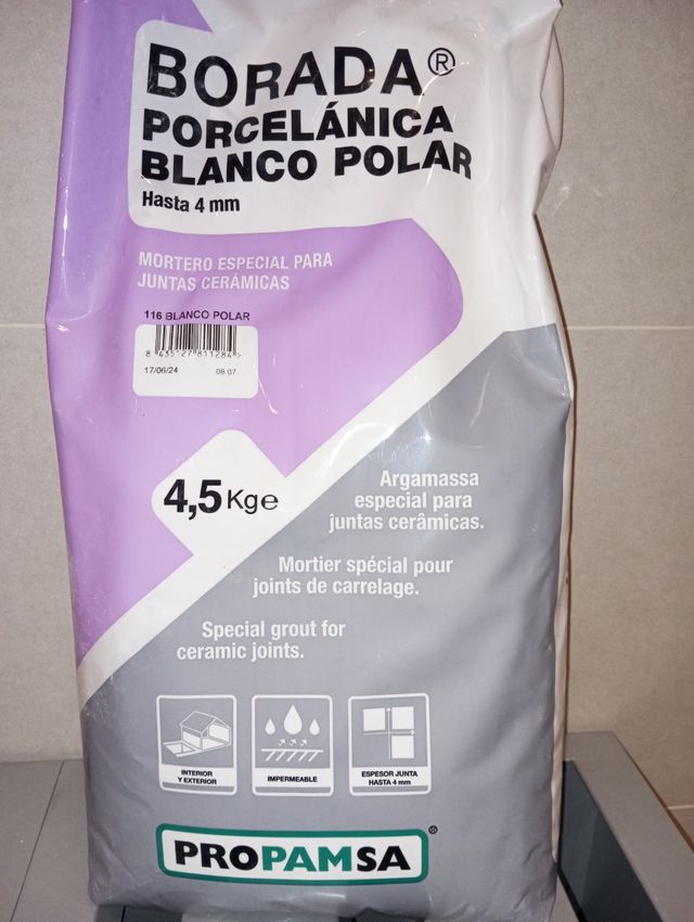 BORADA PORCELÁNICA 4.5 KG PROPAMSA.