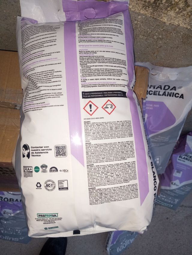 BORADA PORCELÁNICA 4.5 KG PROPAMSA.