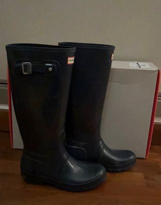 Botas de agua Original para niños: Azul Marino | Sitio oficial de Hunter