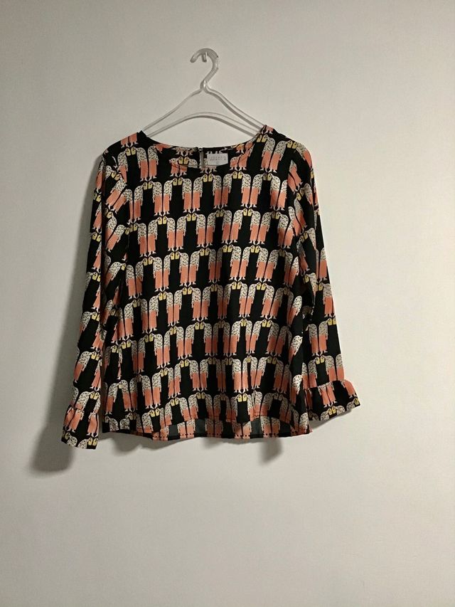 Blusa estampada gemelas