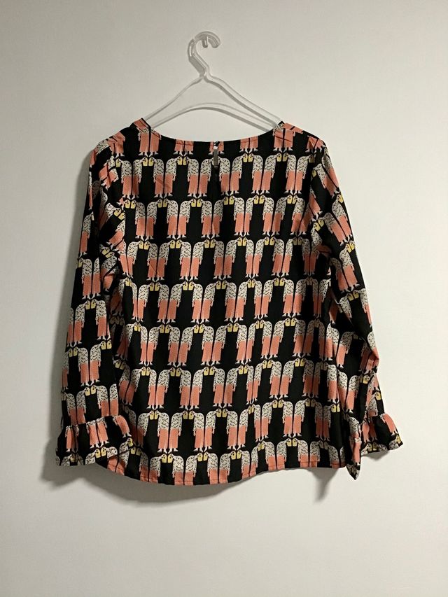 Blusa estampada gemelas