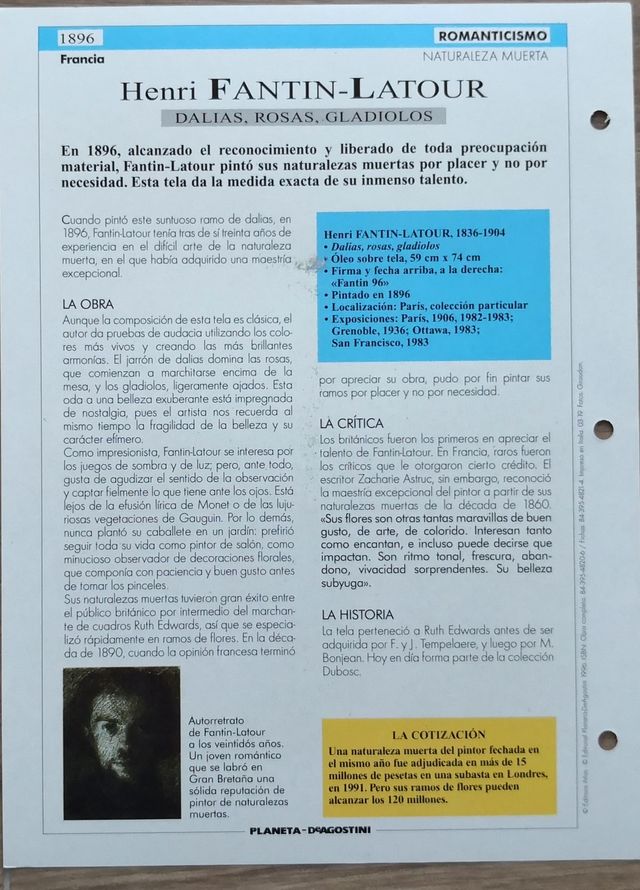 Láminas "Obras Maestras de los Impresionistas" - 4