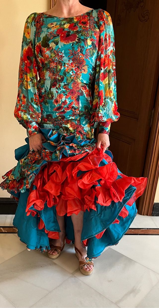 Traje de gitana o flamenca