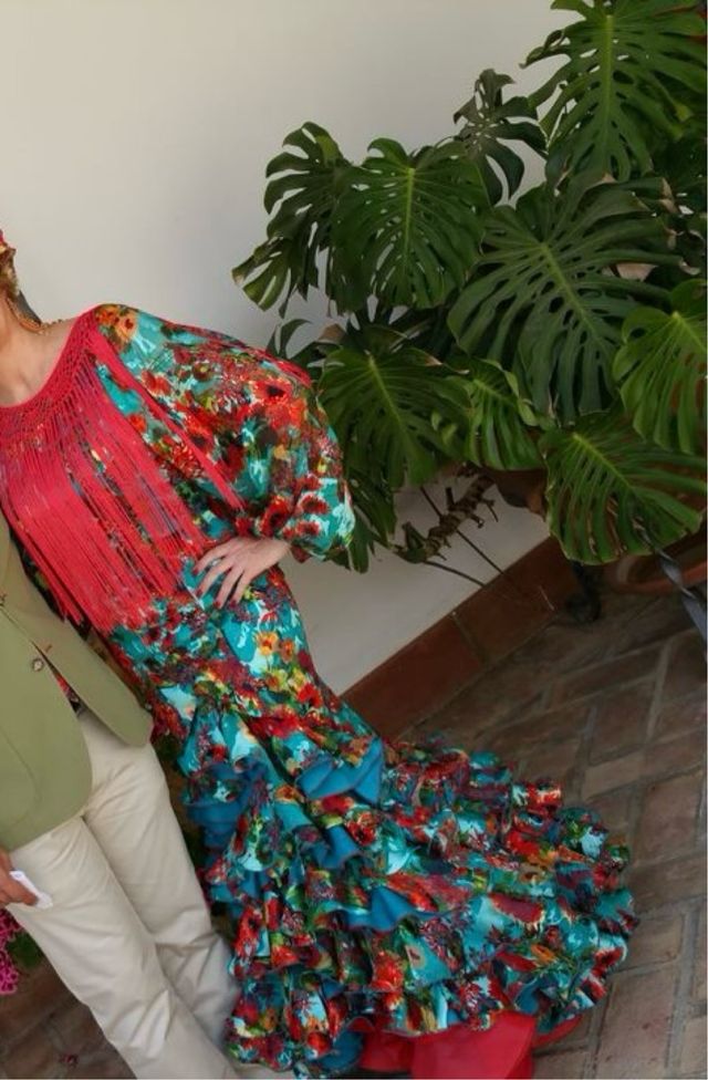 Traje de gitana o flamenca