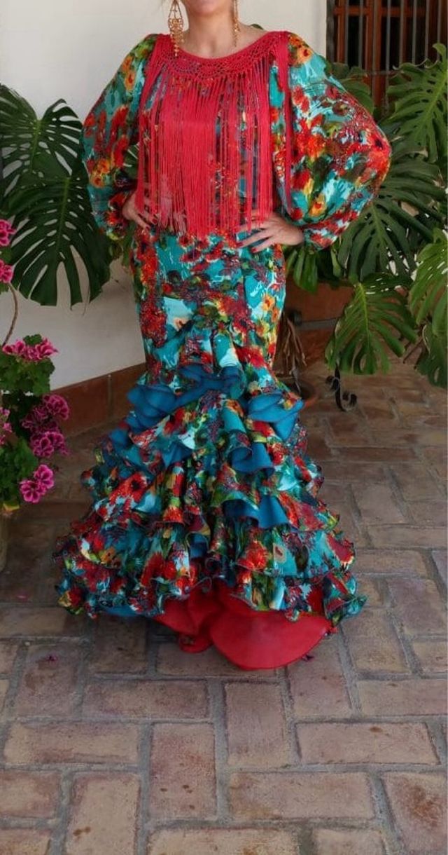 Traje de gitana o flamenca
