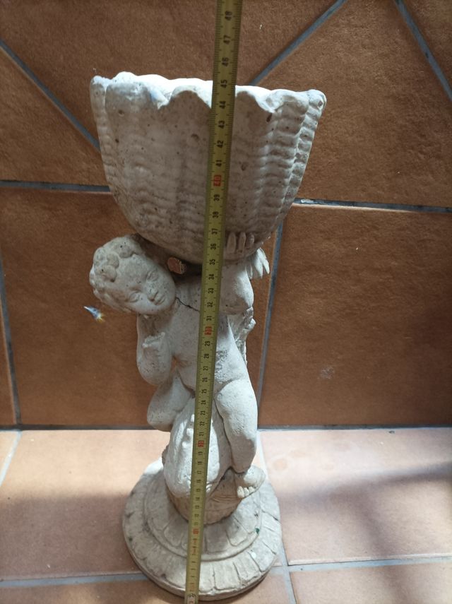 45 Cm Estatua/Escultura Macetero