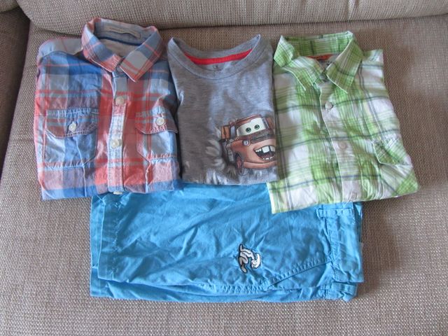 Lote 4 ropa niño talla 6-7 Marcas.