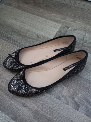 Bailarinas brillo número 37 Pull and Bear. de segunda mano por 6 EUR en  Salamanca en WALLAPOP